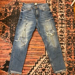 H&M ripped Jean